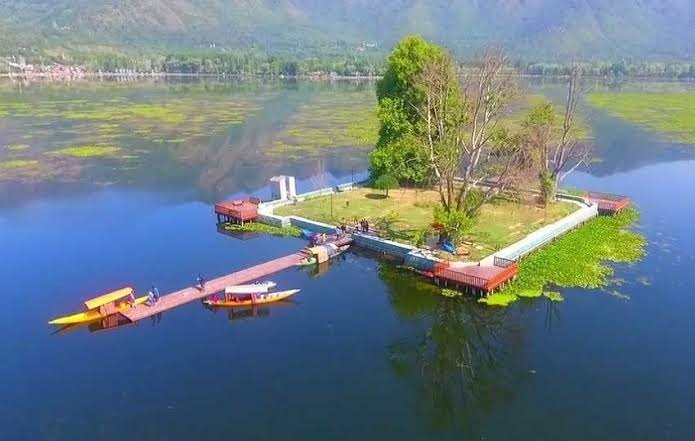 Dal Lake Houseboats Srinagar Morning Reflections